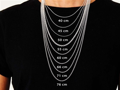 Cadena De Eslabones For\at 1,9 mm, 55 cm, Plata 925 - Imagen Estandar - 6