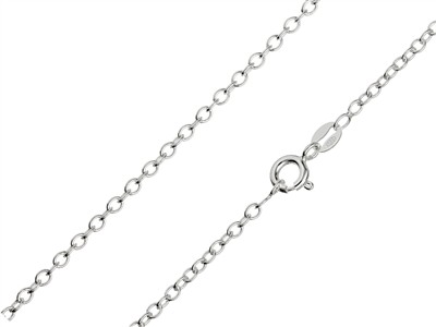 Cadena De Eslabones For\at 2,3 mm, 60 cm, Plata 925 - Imagen Estandar - 1