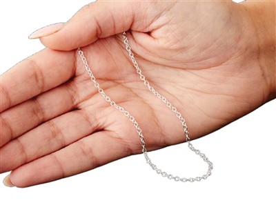 Cadena For\at 2,3 mm, 66 cm, Plata 925 - Imagen Estandar - 4