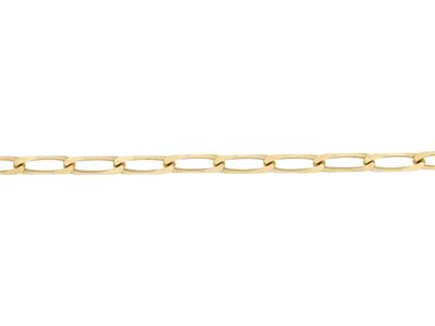Cadena De Malla De Caballo De 4,25 mm, Chapado En Oro De 3 Micras, Pormetro - Imagen Estandar - 2