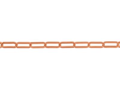 Chain 00862 Bis Mail Rect 4,2mm 36,8g/m Or Rouge 18k - Imagen Estandar - 2