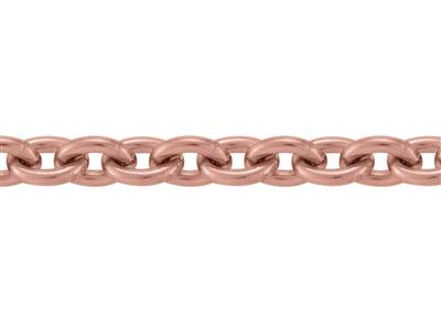 Cadena De Eslabones Forat Redondosde 3 Mm, Oro De 18k. Árbitro. 0038 0