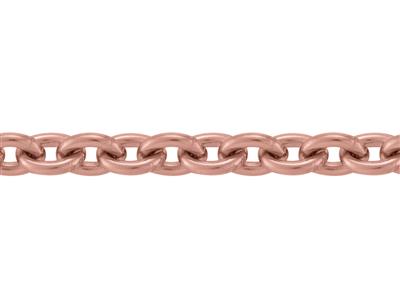 Cadena De Eslabones Forzada Redondos De 2 Mm, Oro De 18k. Árbitro. 00350 - Imagen Estandar - 2
