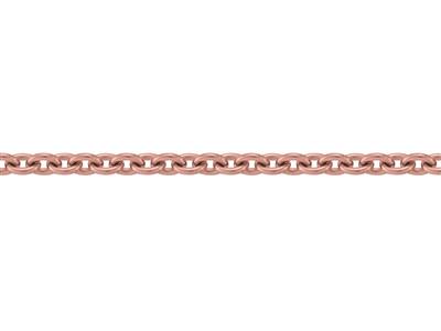 Cadena Eslabón Forzado Redondo De 1,30 Mm, Oro Rojo De 18 Kt. Ref. 00335 - Imagen Estandar - 3