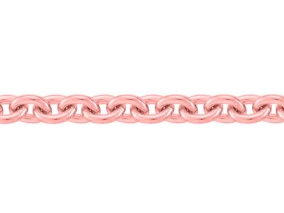 Cadena De Eslabones Redondos Forzada 3 Mm, Orrose 18k 4n. Árbitro. 00380 - Imagen Estandar - 2