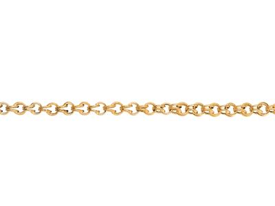 Cadena Gros Sirop Lisa 8mm, Oro Amarillo De 18 K