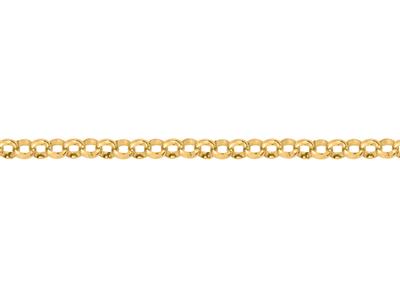 Cadena De Eslabones Huecos Jaseron De 4,20 mm, Oro Amarillo De 18k. Ref. 00439 - Imagen Estandar - 3