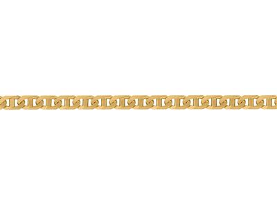 Cadena Sólida De Tipo Marine Gourmette Bomb{e De 6 Mm, Oro Amarillo De18 Quilates. Ref.00369 - Imagen Estandar - 3