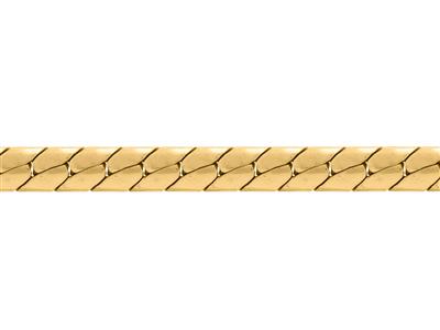 Cadena Maciza De Eslabones Inglesesde 4 mm, Oro Amarillo De 18k. Ref. 00378 - Imagen Estandar - 2