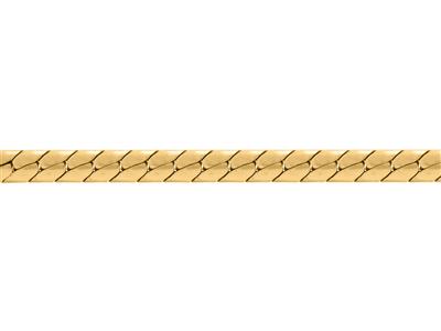 Cadena Maciza De Eslabones Inglesesde 4 mm, Oro Amarillo De 18k. Ref. 00378 - Imagen Estandar - 3