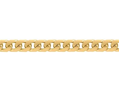 Maciza Cadena Curvada De 5,40 mm, Oro Amarillo De 18 Quilates. Ref. 00394 - Imagen Estandar - 2