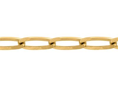 Cadena De Malla De Caballo De 3,20mm, Oro Amarillo De 18k. Ref. 00054