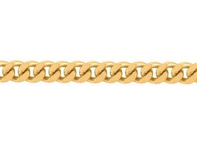 Cadena Gourmette Diamantada De 1 Mm, Oro Amarillo De 18 Quilates. Ref.00230