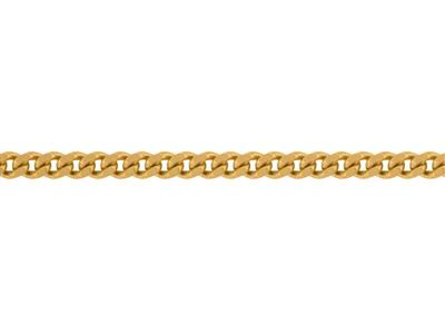 Cadena Barbada Diamantada De 1,20 mm, Oro Amarillo De 18 Quilates. Ref. 00235 - Imagen Estandar - 3