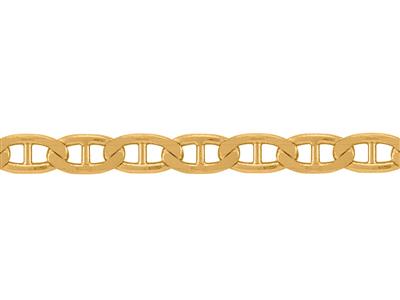 Cadena De Malla Marina Batida De 2,35 mm, Oro Amarillo De 18k. Ref. 00512 - Imagen Estandar - 2
