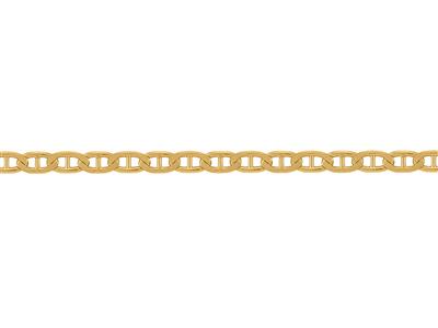 Cadena De Malla Marina Batida De 2,35 mm, Oro Amarillo De 18k. Ref. 00512 - Imagen Estandar - 3