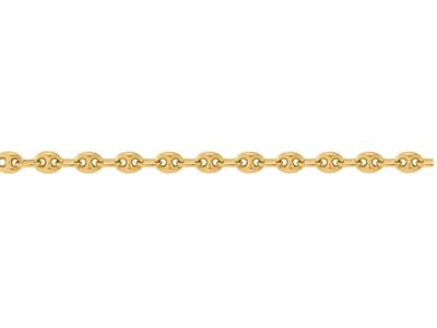 Cadena De Eslabones Grain De Caf{ Maciza De 4,90 mm, Oro Amarillo De 18 Quilates. Ref. 00231 - Imagen Estandar - 3
