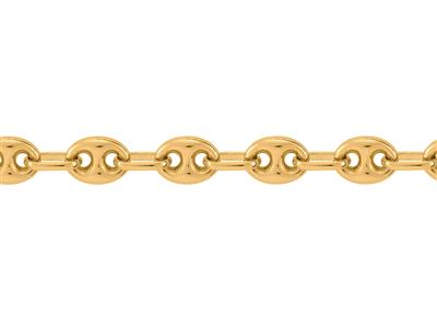 Chain 00292 Gr Cafe Massive 6mm Or Jaune 18k 64gr/m - Imagen Estandar - 1