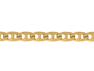 Cadena Marina Plana De 3 Mm, Oro Amarillo 18k. Ref. 00162 - Imagen Estandar - 2