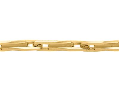 Cadena Maciza De Malla Epi Con Talla De Diamante De 1,40 mm, Oro Amarillo De 18 Quilates. Ref. 20041 - Imagen Estandar - 2