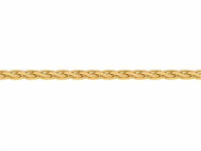 Cadena De Malla De Palmera Maciza Mecánica De 4 mm, Oro Amarillo De 18quilates. Ref. 00422 - Imagen Estandar - 3