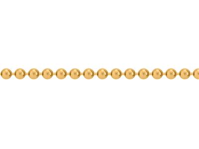 Cadena De Bolas De 1,50 mm, Oro Amarillo De 18k. 00186 - Imagen Estandar - 3