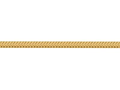 Cadena De Serpiente Con Eslabón Redondo De 1,20 Mm, Oro Amarillo De 18kt. Ref. 00152 - Imagen Estandar - 3