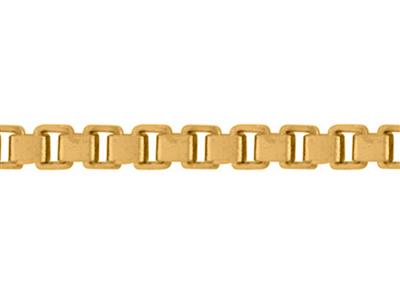 Cadena Eslabones Venecianos 1,06 Mm, Oro Amarillo 18k. Ref. 00858
