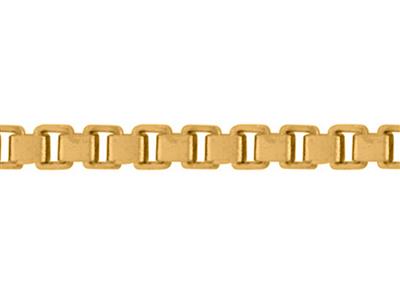 Cadena De Malla Veneciana De 1,06mm, Oro Amarillo De 18k. Ref. 00858