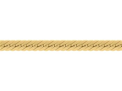 Chain 00525 Creuse Mail Angl 2,9mm Or Jaune 18k 12,40 Gr/m T+ Coc - Imagen Estandar - 1