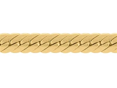 Chain 00525 Creuse Mail Angl 2,9mm Or Jaune 18k 12,40 Gr/m T+ Coc - Imagen Estandar - 2