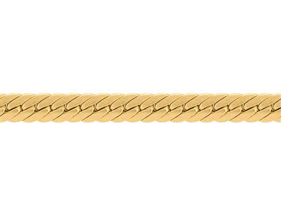 Chain 00526 Creuse Mail Angl 3,7mm Or Jaune 18k 16,40 Gr/m T+ Coc - Imagen Estandar - 1