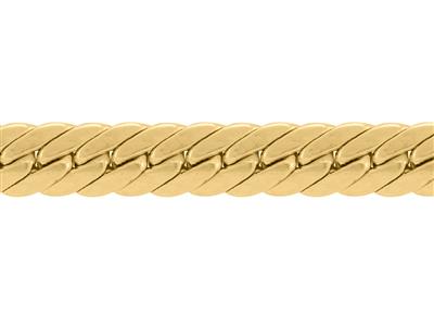 Cadena De Malla Inglesa Hueca De 3,70 mm, Oro Amarillo De 18 K. Ref. 00526 - Imagen Estandar - 2