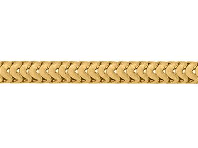 Eslabn De Cadena Serpiente Redondode 1,25 Mm, Oro Amarillo De 18 Kt. Ref. 10018