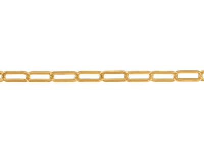 Cadena De Malla Rectangular De 3,40 mm, Oro Amarillo De 18k. Ref. 00861bis - Imagen Estandar - 2