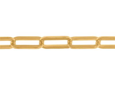 Chain 00862 Bis Mail Rect 4,2mm 36,8gm Or Jaune 18k