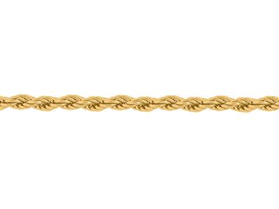 Cadena De Cuerda Mecánica De 2,40 mm, Oro Amarillo De 18k. Ref. 00144 - Imagen Estandar - 3
