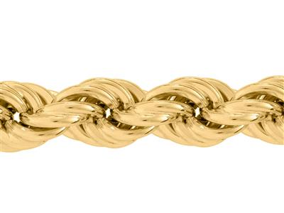 Cadena De Cuerda Hueca De 6 mm, Oroamarillo De 18k. Ref. 00187 - Imagen Estandar - 2