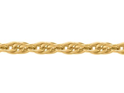Cadena De Doble Eslabón Forzada De 1,20 mm, Oro Amarillo De 18k. Ref. 00919 - Imagen Estandar - 2