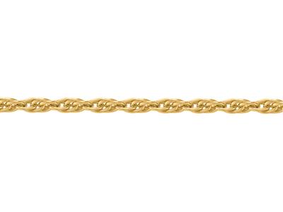 Cadena De Doble Eslabón Forzada De 1,20 mm, Oro Amarillo De 18k. Ref. 00919 - Imagen Estandar - 3