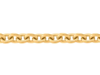 Cadena De Eslabones Forzada Redondos De 2,60 mm, Oro Amarillo De 18k. Ref. 00370 - Imagen Estandar - 2