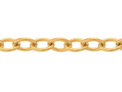 Cadena Forçat, 1,20 Mm, Redonda Transparente, Oro Amarillo 18k Ref. 00876