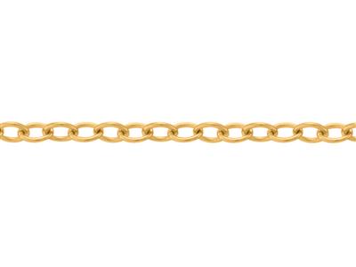 Cadena Forçat, 1,20 Mm, Redonda Transparente, Oro Amarillo 18k Ref. 00876 - Imagen Estandar - 3