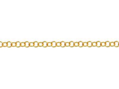 Cadena De Malla Con Anillo Macizo De 4,80 mm, Oro Amarillo De 18 Quilates. Ref. 00887 - Imagen Estandar - 3