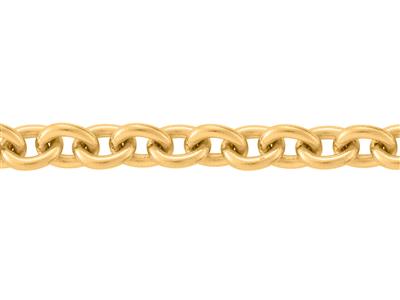 Cadena De Eslabones Forzada Redondos De 2,50 mm, Oro Amarillo De 18k. Ref. 00365 - Imagen Estandar - 1