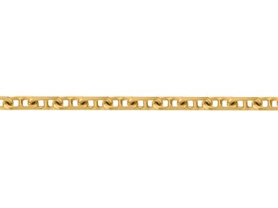 Cadena Forzada Marina Corte Diamante 4 Mm, Oro Amarillo 18 Kt. Ref. 00212 - Imagen Estandar - 3