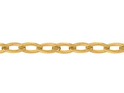Cadena De Eslabones Forzada Con Espejo Transparente De 1,50 Mm, Oro Amarillo De 18 K. Árbitro. 00883 - Imagen Estandar - 2