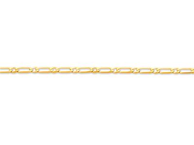 Cadena De Malla Alterna 1/1 Ultraplana Limada En 6 Lados, 8 mm, Oro Amarillo De 18 K - Imagen Estandar - 3
