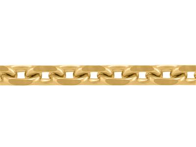 Cadena De Eslabones Forzada Diamantada De 1,75 mm, Oro Amarillo De 18 K. Ref. 00455hj - Imagen Estandar - 2