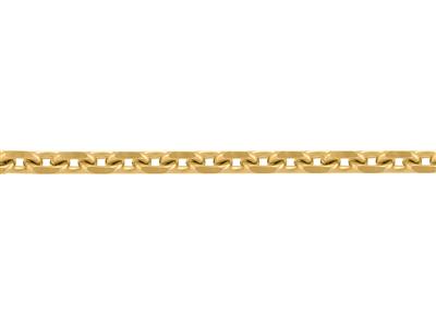 Cadena De Eslabones Forzada Diamantada De 1,75 mm, Oro Amarillo De 18 K. Ref. 00455hj - Imagen Estandar - 3
